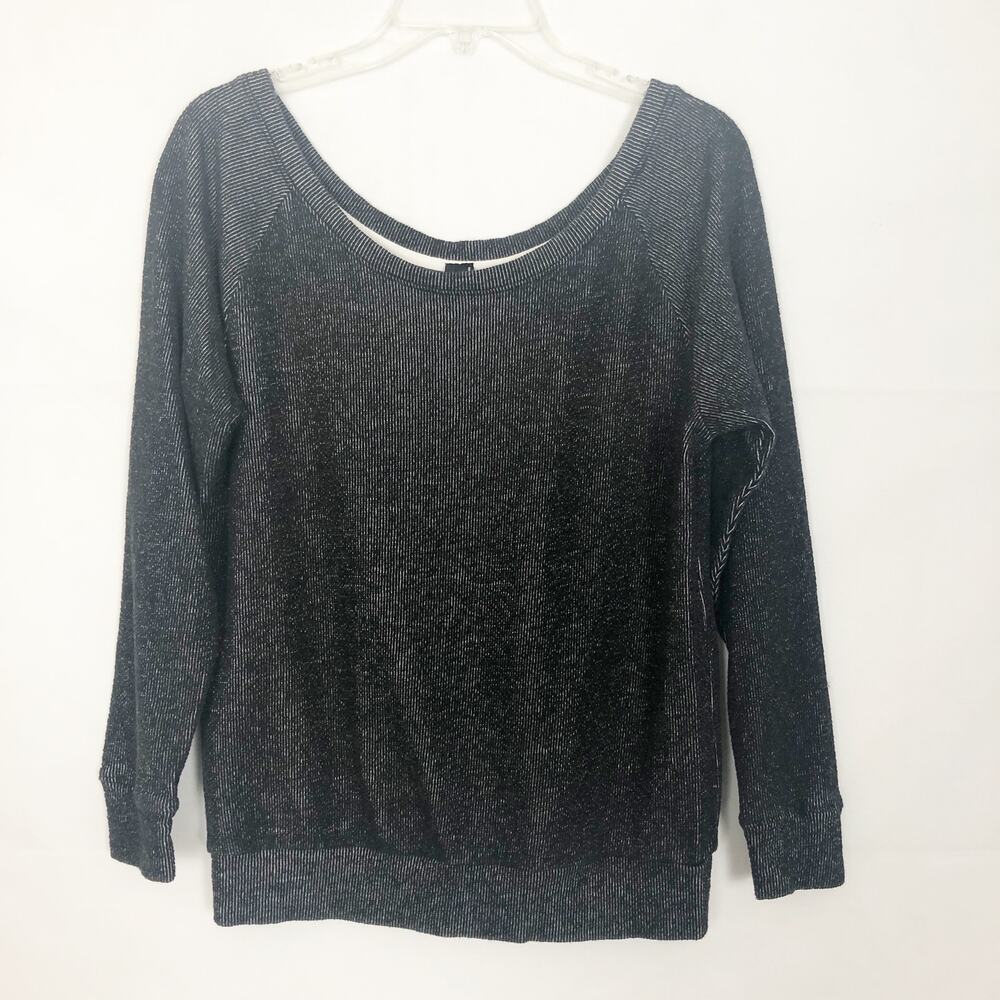 Revolve Bobi Space Sleeve Black Sweater XS